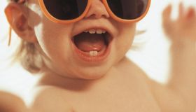 Baby with sunglasses
