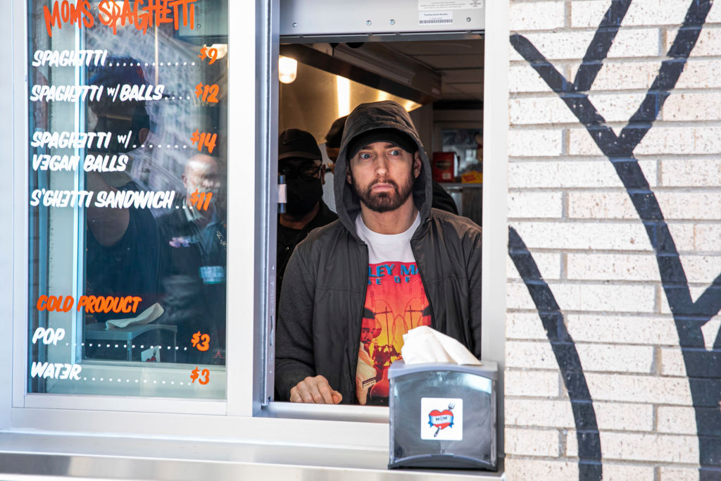 Eminem's "Mom's Spaghetti" Restaurant Opens In Detroit